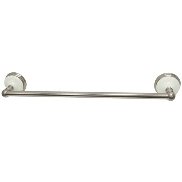 Victorian 24" Towel Bar, Brushed Nickel
